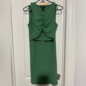 Forever21 Green 2 piece set midi skirt